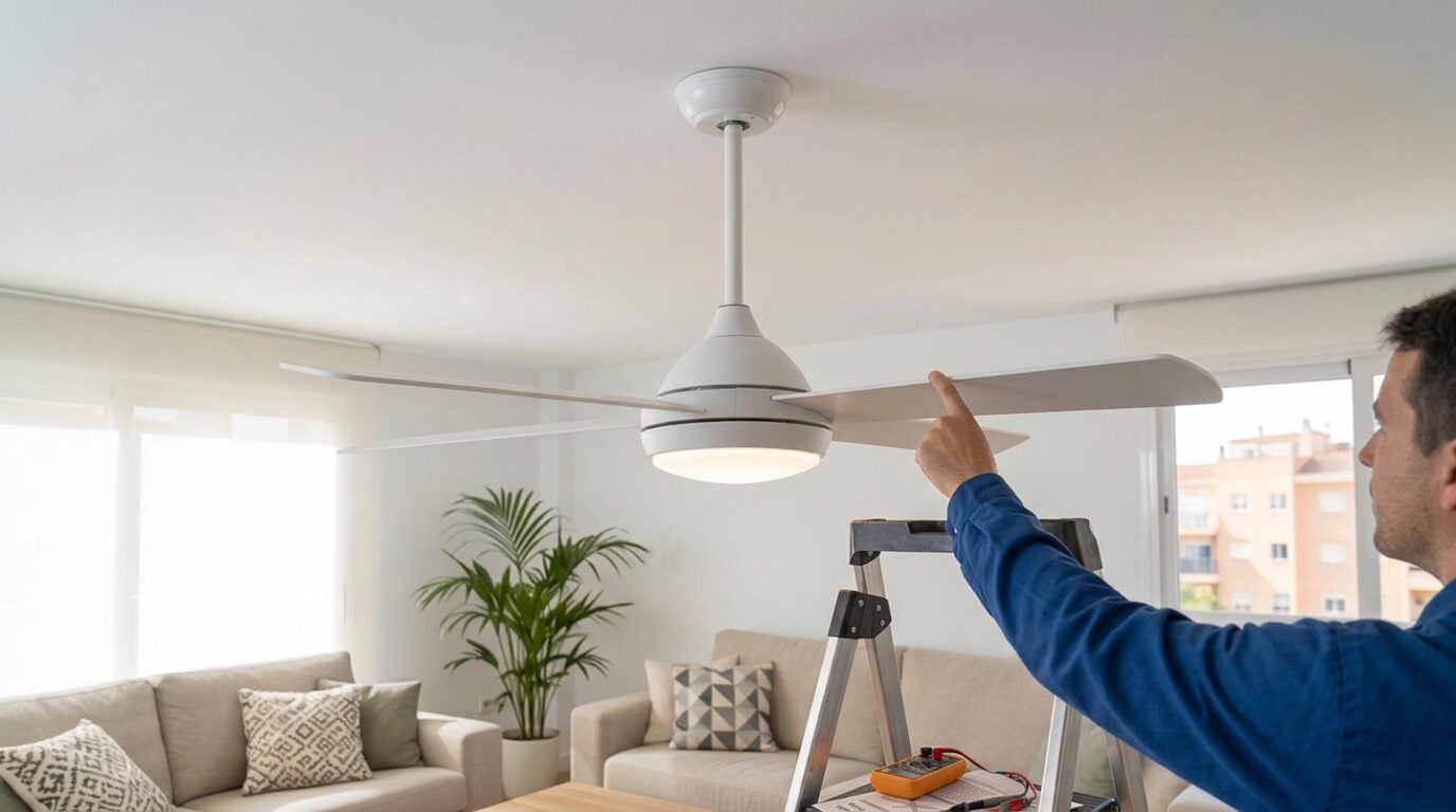 ¿Ventilador de techo no gira? Causas y soluciones