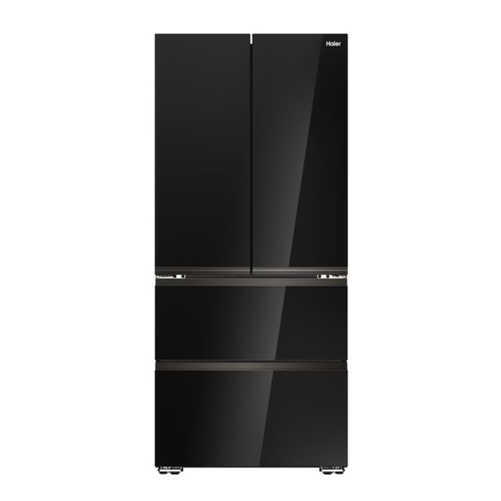Haier HFKR7819DNGB - Frigorifico Americano Nofrost D Cristal Negro
