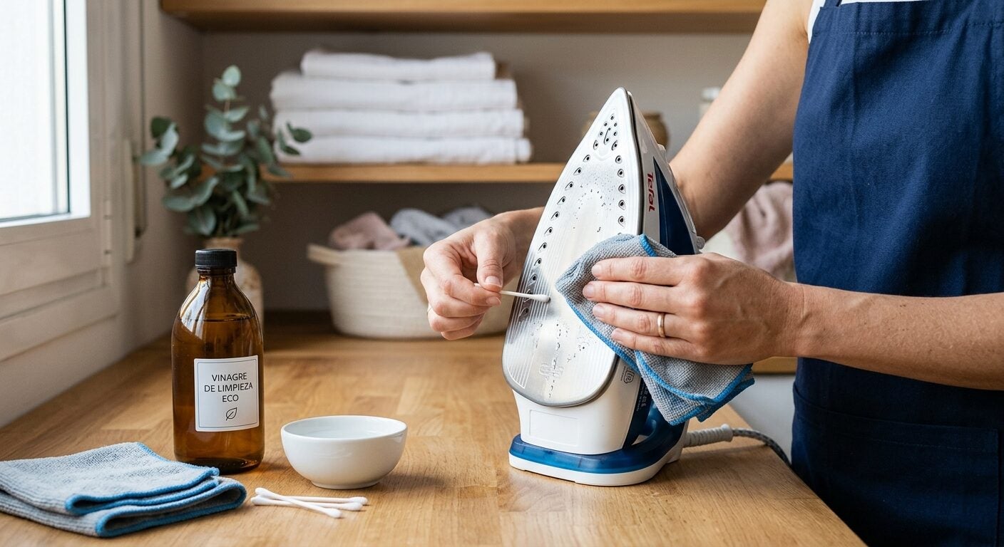 ¿Cómo limpiar tu plancha de vapor sin dañarla?