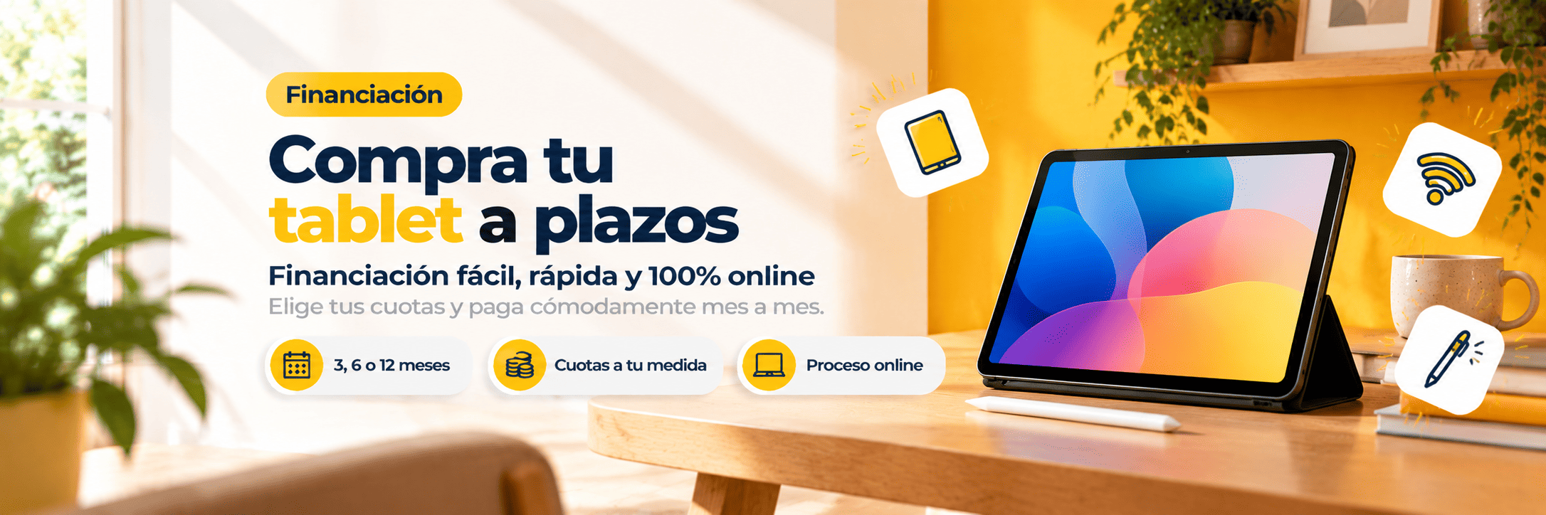 Comprar tablet a plazos en ElectroNow