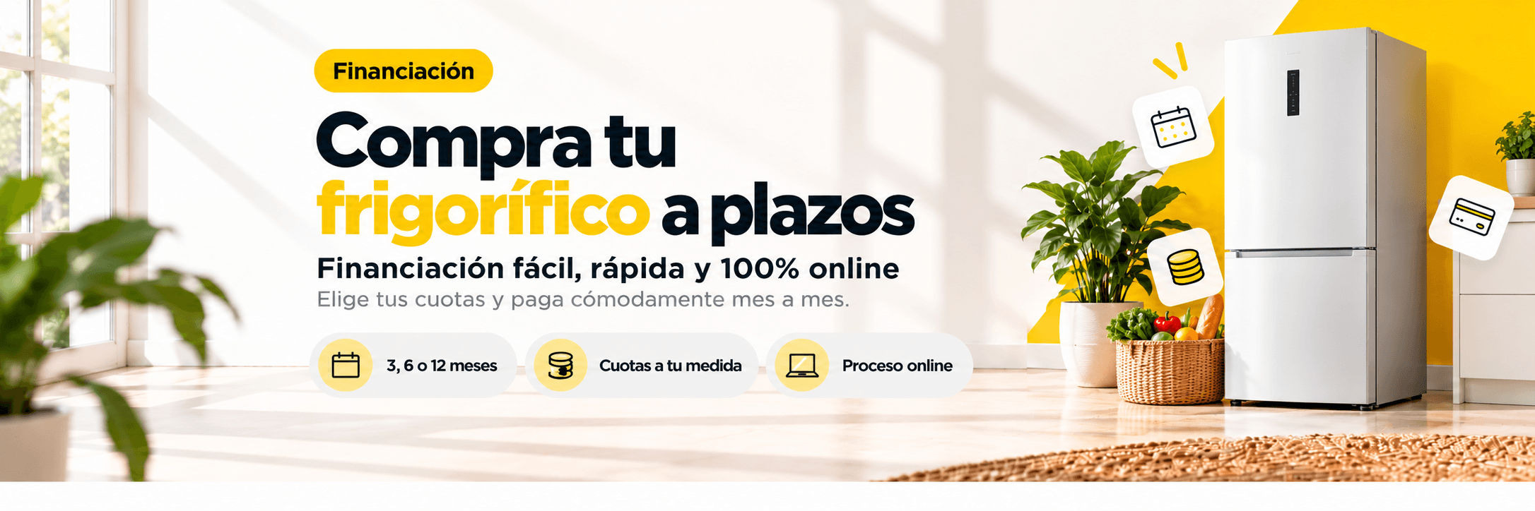 Comprar frigorífico a plazos en ElectroNow