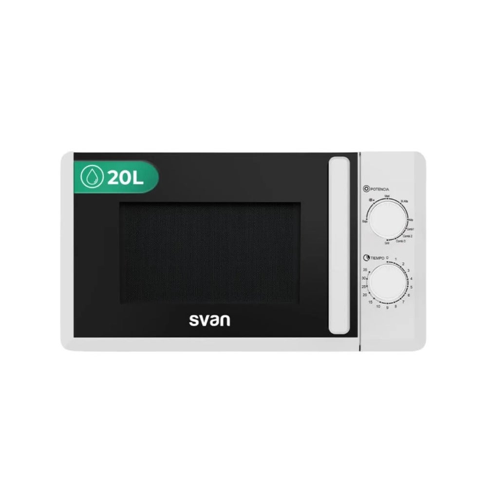 Svan SMW2701G - Horno Microondas Con Grill 20 Litros Blanco