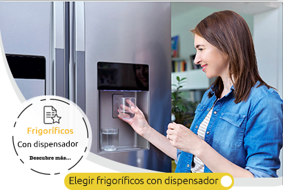como elegir un frigorifico con dispensador de agua