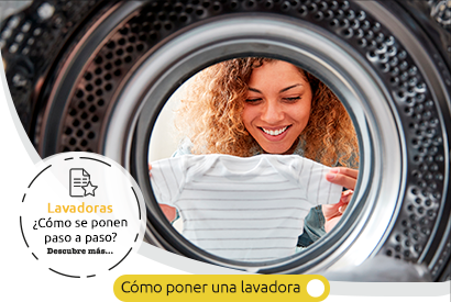 Cómo poner una lavadora en 6 pasos